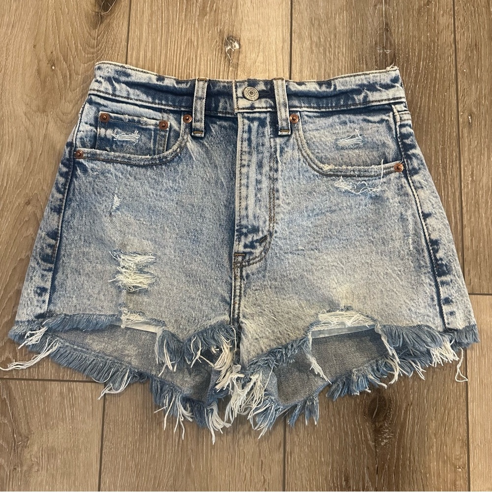 Abercrombie & Fitch Blue Jean Shorts